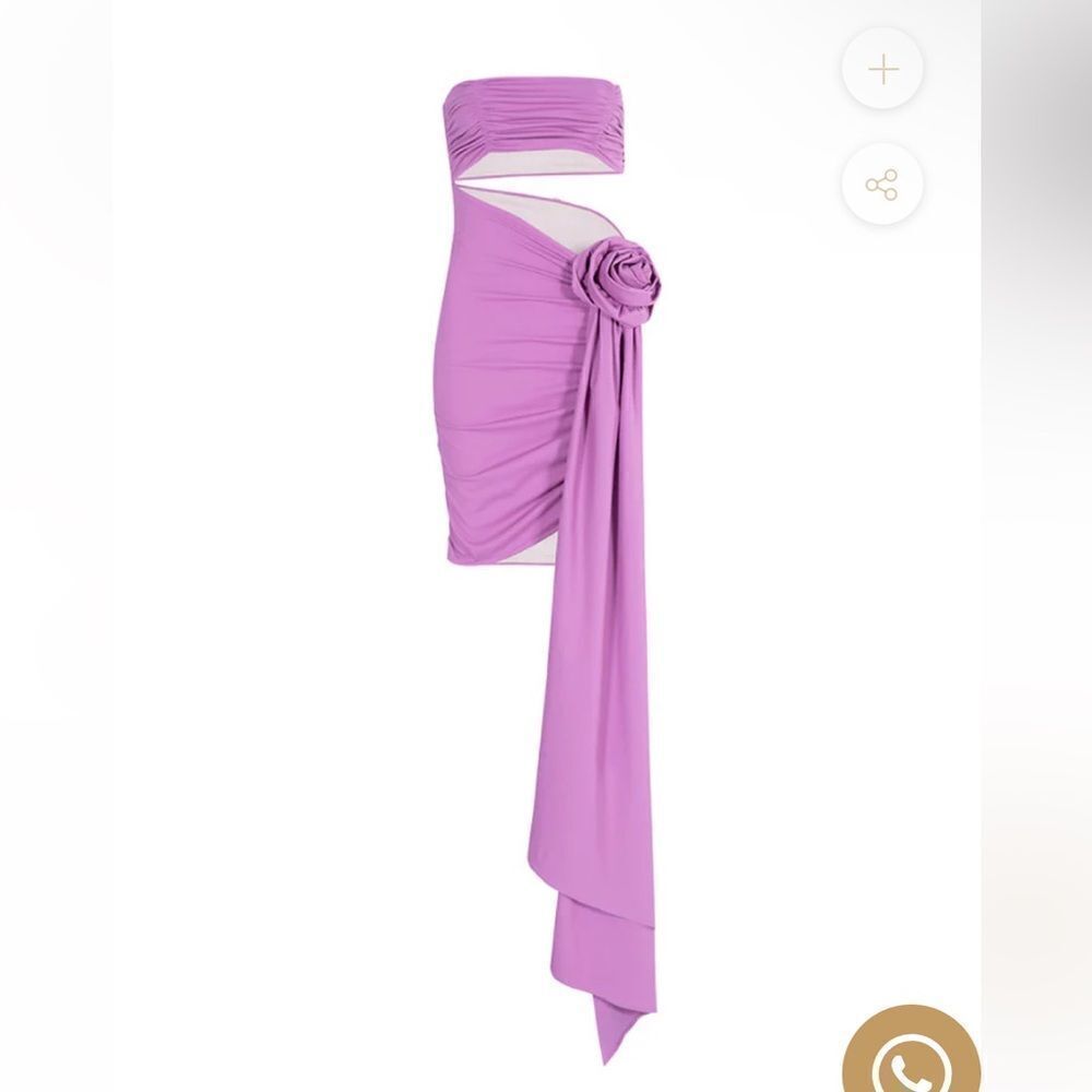 Bahia Maria Mia Gown Mini Dress In Orchid Purple Swimwear Rosette Resort Revolve — image 4 of 8